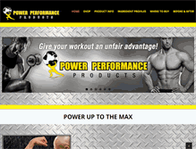 Tablet Screenshot of powerperformanceproducts.com